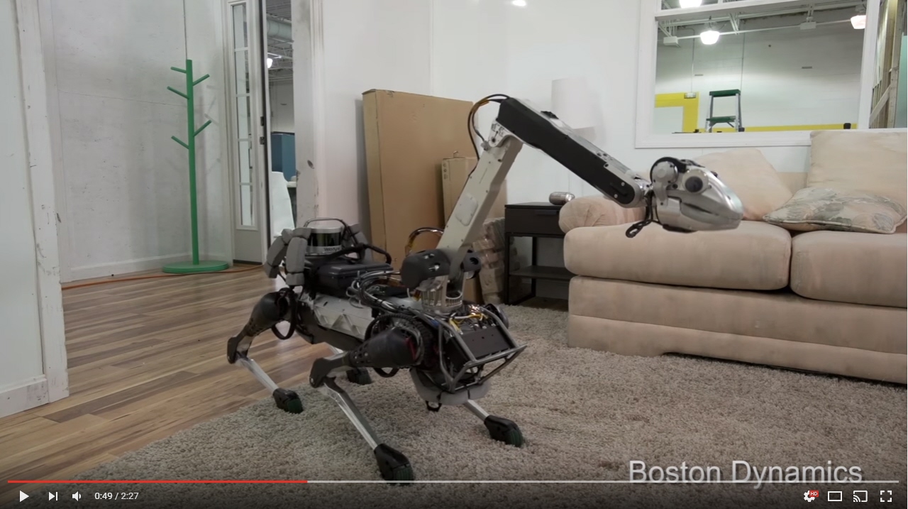 Die Roboter Giraffe von Boston Dynamics
