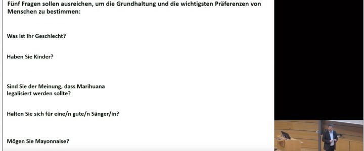 „Mögen Sie Mayonnaise?“ – 5 Fragen, deren Antworten darauf ein User-Profil zu 80% abbilden „Mögen Sie Mayonnaise?“ – 5 Fragen, deren Antworten darauf ein User-Profil zu 80% abbilden